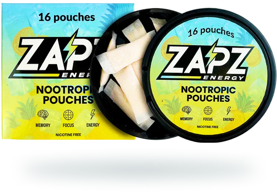 Zapz Energy Nootropic Pouches - Pineapple Ice 5pcs
